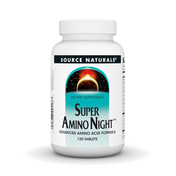 Source Naturals Super Amino Night - Advanced Amino Acid Formula* - 120 Tablets