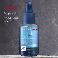 Thumbnail for CLARINSMEN Shave + Beard Oil | 2-In-1 Shaving and Beard Oil for Men | Preps Skin and Conditions Beard | Lightweight, Non-Greasy Dry Oil | All Skin Types | 1.0 Fluid Ounces