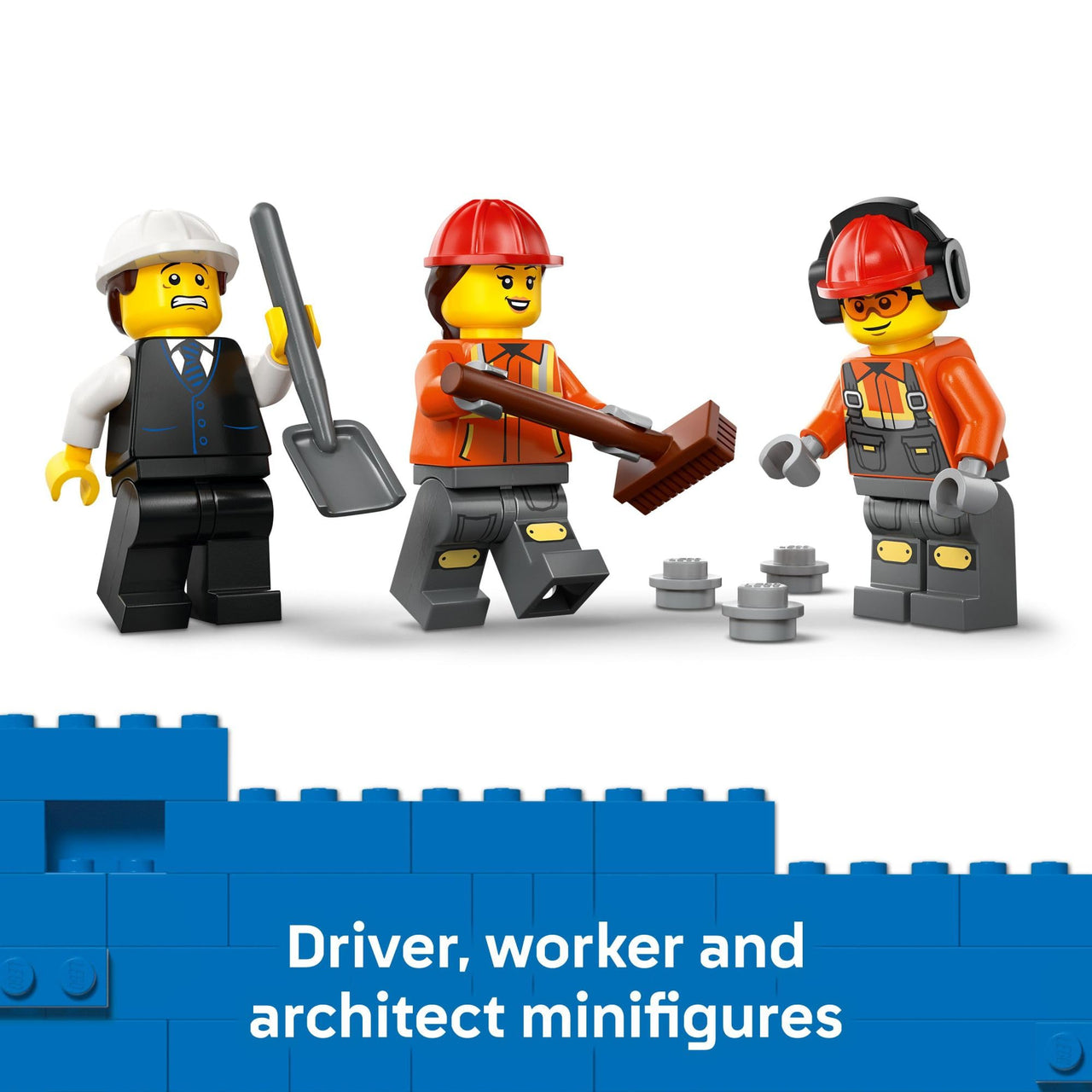 LEGO City Cement Mixer Truck Building Toy for Boys & Girls, Ages 7+ - Pretend Play Construction Toy W/Rotating Drum & 3 Worker Minifigures - Gift Idea for Birthdays - 60478
