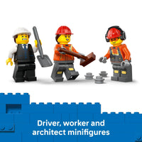 Thumbnail for LEGO City Cement Mixer Truck Building Toy for Boys & Girls, Ages 7+ - Pretend Play Construction Toy W/Rotating Drum & 3 Worker Minifigures - Gift Idea for Birthdays - 60478