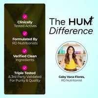 Thumbnail for HUM Daily Cleanse Acne Supplements for Women & Men, Gentle Digestive Cleanse for Clear Skin Support, Zinc, Spirulina, Chlorella, Detoxifying Herbs, Organic Algae, Skin Vitamins Supplement, 60 Capsules