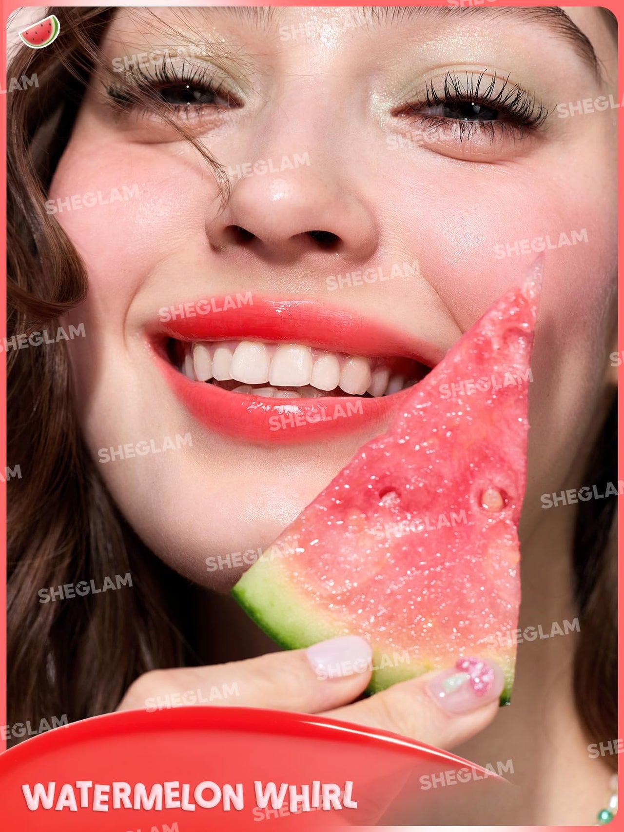 SHEGLAM Hydra Jelly Pocket Lip Jam Hydrating Nourishing Lip Gloss Moisturizing Lip Makeup-Watermelon Whirl