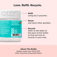 Thumbnail for Olly Teen Girl Multi Gummy, Healthy Skin and Immune Support, 15 Essential Vitamins, Biotin, Zinc, Calcium, Chewable Multivitamin, Berry Melon, 35 Day Supply, 70 Count