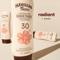 Thumbnail for Hawaiian Tropic Sheer Touch Lotion Sunscreen, Moisturizing Broad-Spectrum Protection, SPF 30, Sun, Mango, 8 Oz