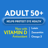 Thumbnail for Ocuvite 50+ Eye Vitamin & Mineral Supplement, Multivitamin for Vision & Ocular Health with Omega-3, Zinc, Vitamins C & E, Lutein & Zeaxanthin, Zinc Supplements for Women and Men, 50 Softgels