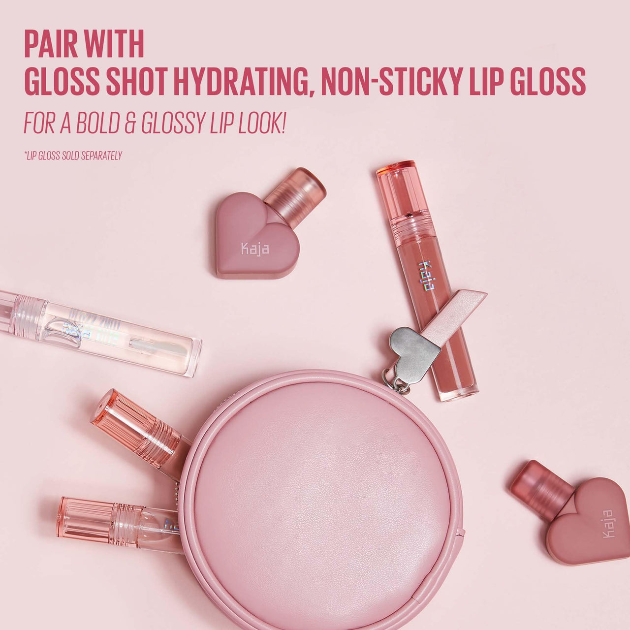 Kaja Lip Mousse - Love Swipe 01 Call Me | with Raspberry Seed Oil and Vitamin E, Buildable, Blendable, Moisturizing, Velvet Finish, Weightless Texture, Deep Shades, Vivid Color, Long Lasting, 0.22 Oz