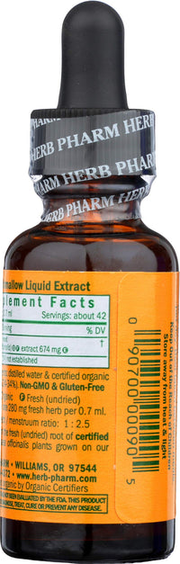 Thumbnail for Herb Pharm Certified Organic Marshmallow Liquid Extract - 1 Ounce