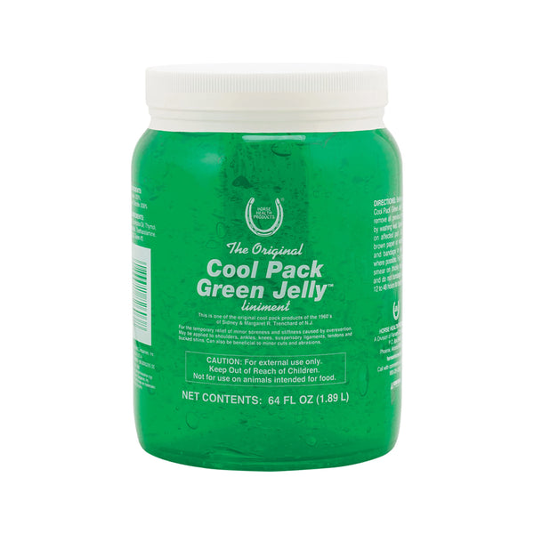 Horse Health Cool Pack Green Jelly Liniment for Horses 64 Ounces