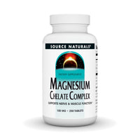 Thumbnail for Source Naturals Magnesium Chelate - Supports Nerve & Muscle Function - 250 Tablets