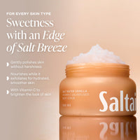 Thumbnail for Saltair Vitamin C Oil-Infused Body Scrub | Salt Water Vanilla, 18.5 oz