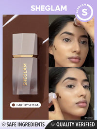 Thumbnail for SHEGLAM Sun Sculpt Cool Toned Liquid Contour Stick Long Lasting Cream Bronzer Makeup - Earthy Sepia