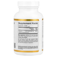 Thumbnail for Vitamin D3, 5,000IU, Cholecalciferol from Lanolin, 125 mcg, 360 Fish Gelatin Softgels