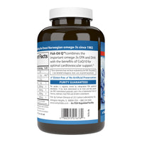 Thumbnail for Carlson - Fish Oil Q, 1200 mg Omega-3s 200 mg CoQ10, Function, Energy Production & Circulatory Support, 120 Softgels
