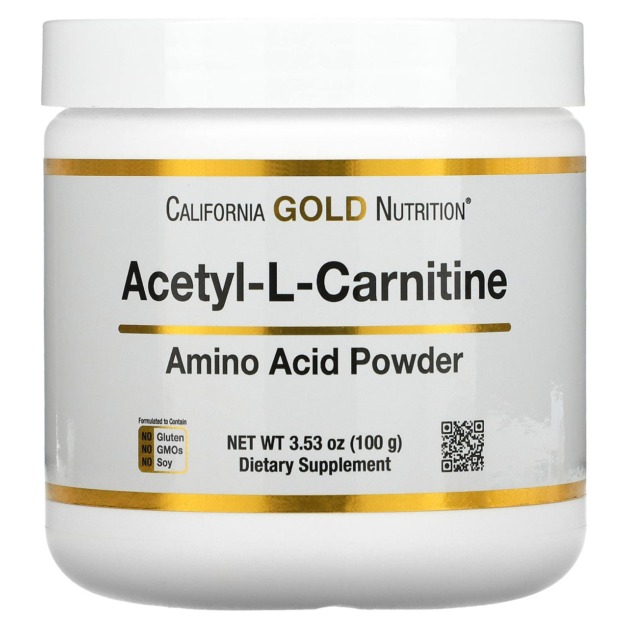 California Gold Nutrition Acetyl L-Carnitine, Amino Acid Powder, 3.53 oz (100 g)