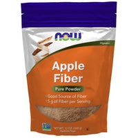 Thumbnail for NOW Supplements, Pure Apple Fiber Powder with Apple Pectin, Non-GMO Project Verified, 12-Ounce
