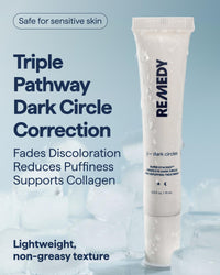 Thumbnail for Remedy Dark Circles Reducing Advanced Eye Cream | Undereye Discoloration Treatment | Caffeine, Kojic Acid, Niacinamide, Marine Algae Complex | By Dermatologist Dr. Shah, 0.5 fl. Oz
