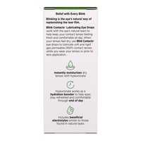 Thumbnail for Blink Contacts Lubricating Eye Drops 0.34 fl oz (10 mL), Pack of 3