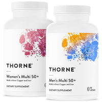 Thumbnail for THORNE - Active Aging Multivitamin Bundle - Tailored Nutrition for Men & Women 50+ - 30 Servings