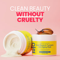 Thumbnail for SeoulCeuticals Korean Face Mask Skin Care - Snail Mucin Turmeric Mask for Face – Cruelty Free K Beauty Anti Aging Face Mask for Healthy, Youthful Glow 2oz