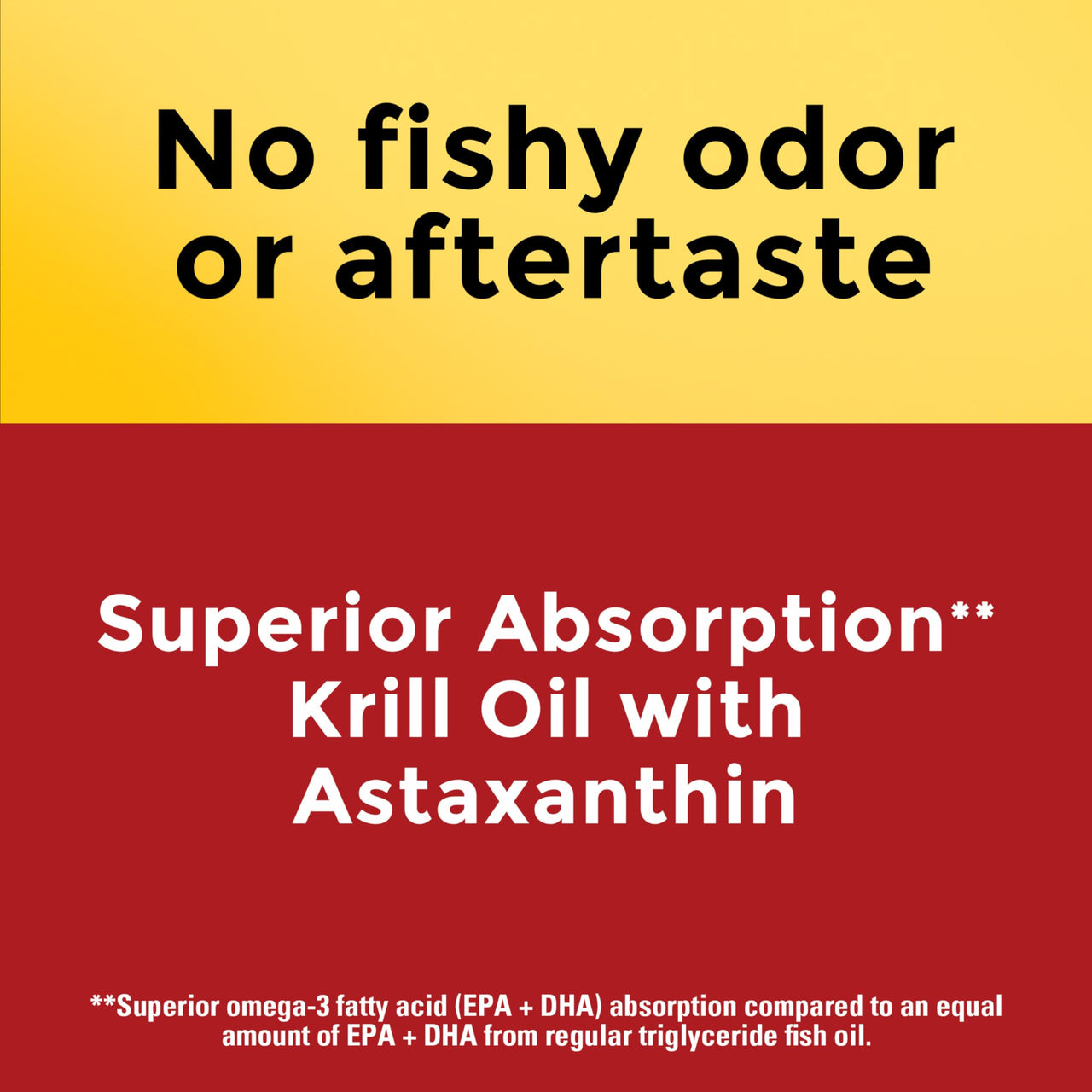 Nature Made Superior Absorption Krill Oil 500mg with Astaxanthin and Phospholipids, Omega 3 for Heart Health Support, Antarctic Krill Oil Supplement, 100 Softgels, 100 Day Supply