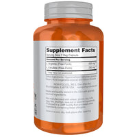 Thumbnail for NOW Sports Nutrition, Arginine & Citrulline 500 mg/ 250 mg, Amino Acids, 120 Veg Capsules