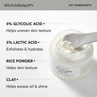 Thumbnail for Naturium AHA Exfoliating Mask 10%, Exfoliating Skincare with Glycolic & Lactic Acids, Resurfaces Skin for Radiant Complexion, Vegan & Cruelty-Free, 1.7 oz