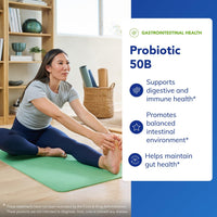 Thumbnail for Pure Encapsulations Probiotic 50B - Digestive Health Probiotic - Immune Supplement* - Acid-Resistant Capsules - Gluten Free & Non-GMO - 60 Capsules