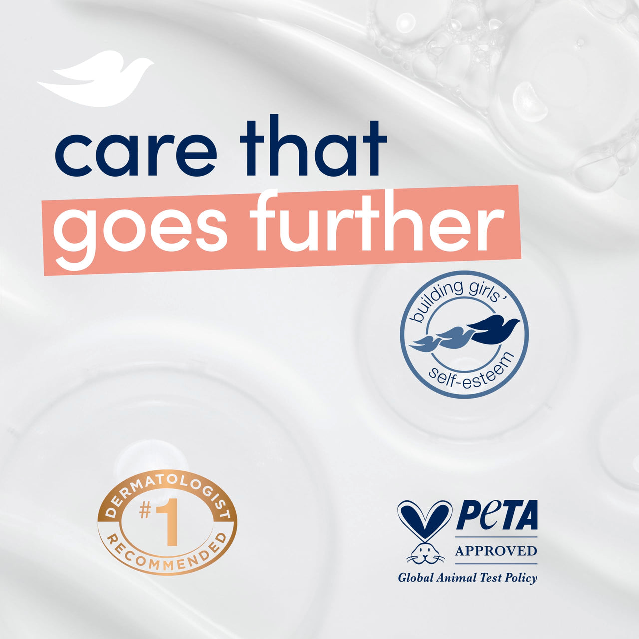 Dove Beauty Bar Soap Rebalancing White Peach & Rice Milk 6 Count for a Nourished and Moisturized Skin, with ¼ Moisturizing Cream Plant-Based Formula, 3.75 oz