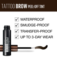 Thumbnail for Maybelline New York Brow Tattoo Longlasting Tint, Dark Brown, 4.9 ml