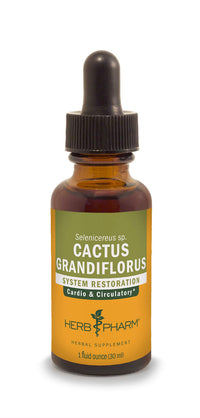 Thumbnail for Herb Pharm Cactus Grandiflorus Liquid Extract for Cardiovascular Circulatory Support - 1 Ounce
