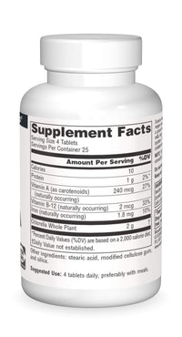 Thumbnail for Source Naturals Chlorella 500 mg Green Superfood, Plant-Based B12-100 Tablets