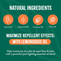 Thumbnail for TropiClean Max Strength Flea and Tick Shampoo Treatment for Dogs, Powerful & Natural Defense, Prevention for Large & Small Dogs, Made in USA, 20oz