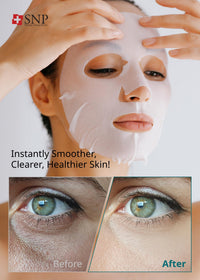 Thumbnail for SNP 1000ppm Real Jade Mineral Ampoule Sheet Mask | Cleansing and Purifying All Sensitive Skin Types | Calming, Hydrating, and Moisturizing Facial Skin | Korean Face Masks Skincare | 10 Sheets