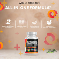 Thumbnail for Clean Nutraceuticals Ceylon Cinnamon Capsules + Berberine Turmeric Apple Cider Vinegar Ginseng Bitter Melon Gymnema Milk Thistle Fenugreek Supplement Pills Powder for Men & Women