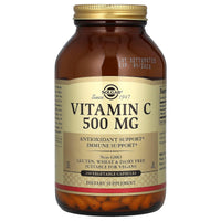 Thumbnail for Solgar Vitamin C 500 mg, 250 Vegetable Capsules - Antioxidant & Immune Support - Overall Health - Supports Healthy Skin & Joints - Non-GMO, Vegan, Gluten Free, Kosher - 250 Servings