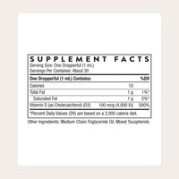 Thumbnail for THORNE - Vitamin D3 with a Metered Dispenser - Liquid Vitamin D Vegan Supplement - Supports Healthy Bones, Teeth & Muscles, Plus Cardiovascular & Immune Function* - 4,000 IU - 1 Fl Oz - 30 Servings