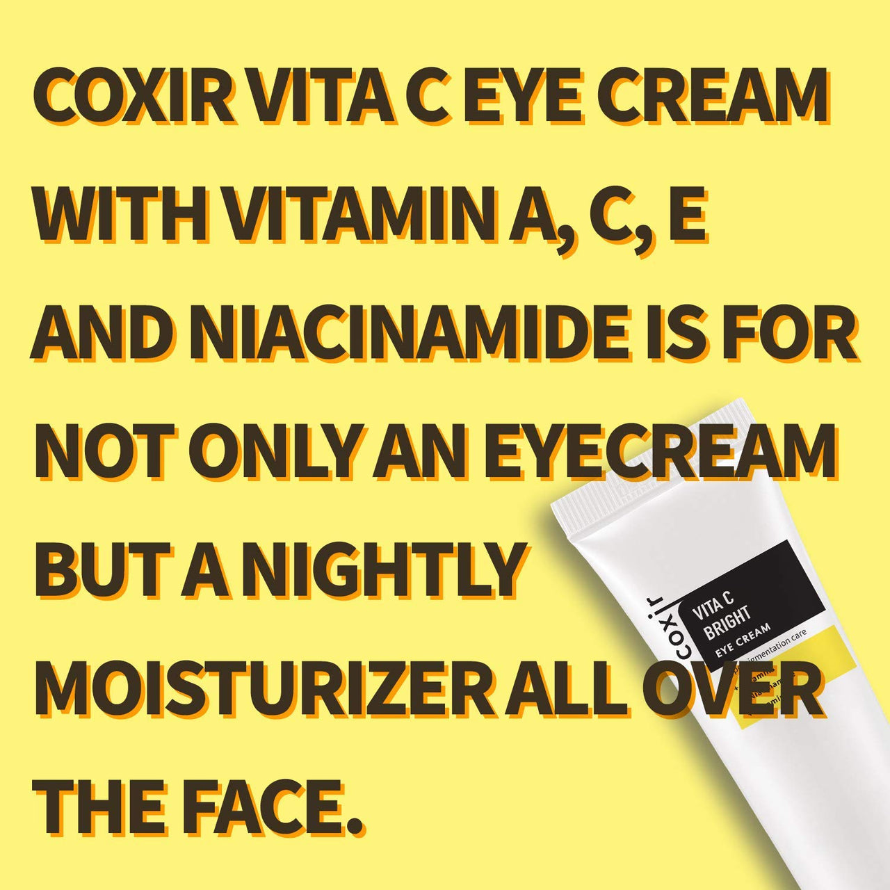 coxir VITA C EYE CREAM l Niacinamide eye cream for intensive eye care with vitamins/Cruelty-Free,No Paraben [30ml/1.01 fl.oz.]