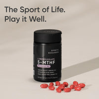 Thumbnail for Sports Research® Methyl Folate + B12-1000 mcg L-Methylfolate & 2000 mcg Methylcobalamin for Cellular Energy Support - Vegan B12 w/Coconut MCT Oil - Non-GMO, Gluten Free - 90 Veggie Softgels
