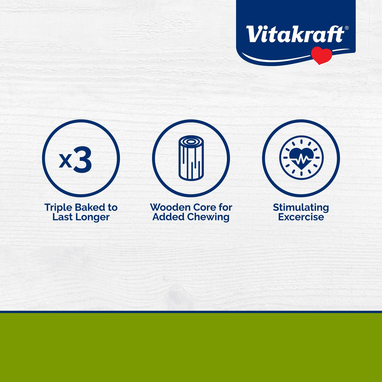 Vitakraft Crunch Sticks Rabbit Treat Wild Berry and Honey Flavor with Natural Grains and Honey Enriched with Essential Nutrients Baked on Wooden Stick to Encourage Chewing and Long Lasting Enjoyment