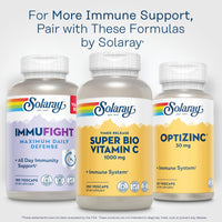 Thumbnail for Solaray Super Bio Vitamin C 1000mg, Buffered, Time Release Capsules with Bioflavonoids, Two-Stage for High Absorption & All Day Immune Support, Vegan, 60 Day Guarantee, 125 Servings, 250 VegCaps