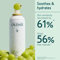 Thumbnail for Caudalie Grape Water Moisturizing Face Mist, Soothing Organic Facial Spray to Instantly Hydrate and Strengthen the Skin Barrier, Safe for Sensitive Skin - 200 mL
