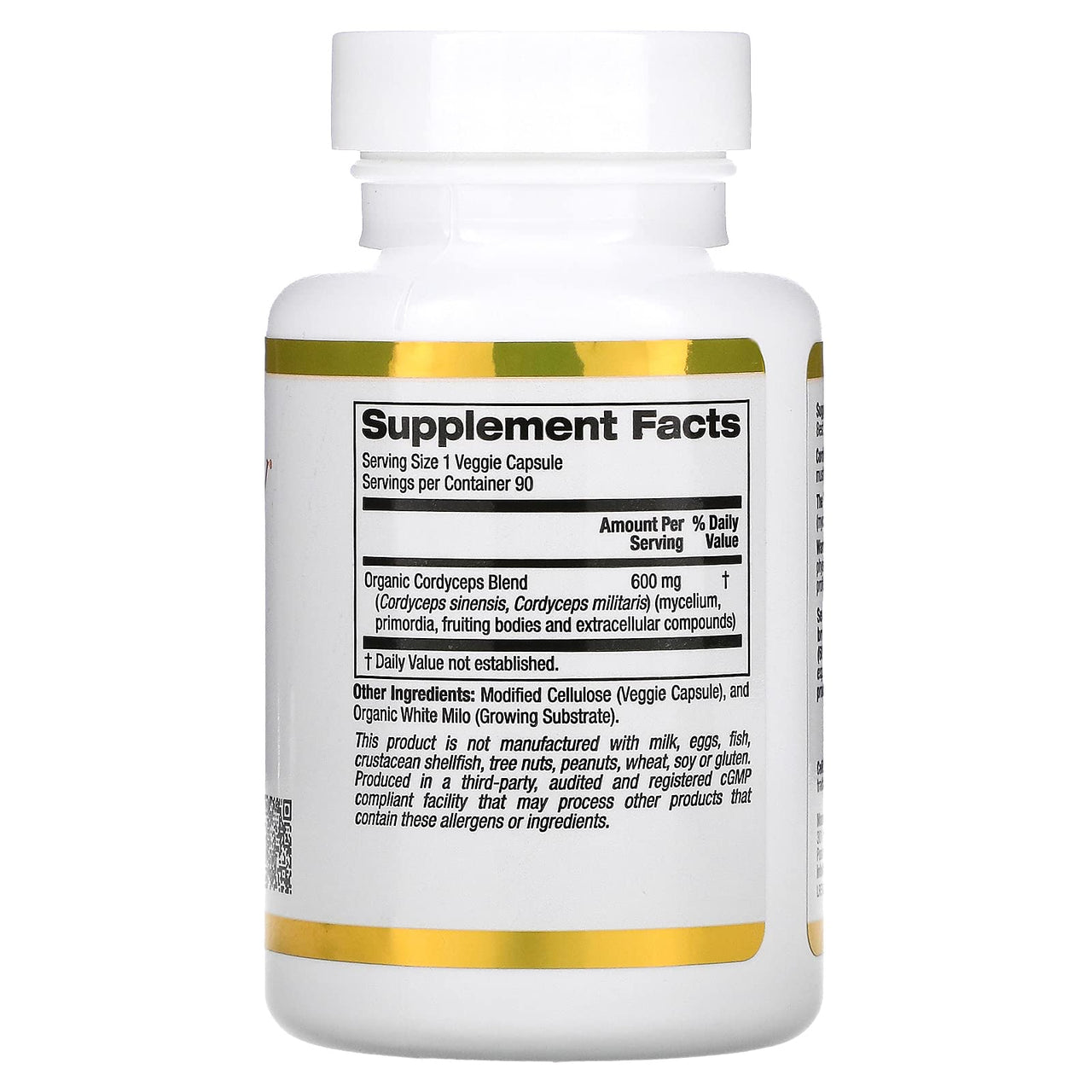 Fungiology, Cordyceps Complex, 90 Veggie Capsules, California Gold Nutrition
