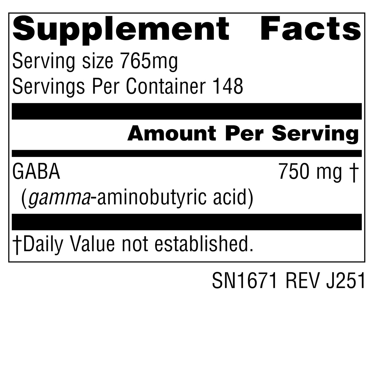 Source Naturals Serene Science GABA, Calm Mind, Vegan Powder - 4 oz Powder