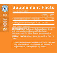 Thumbnail for The Vitamin Shoppe GABA 750MG (Gamma-Aminobutyric Acid), Supports Relaxation, (90 Tablets)