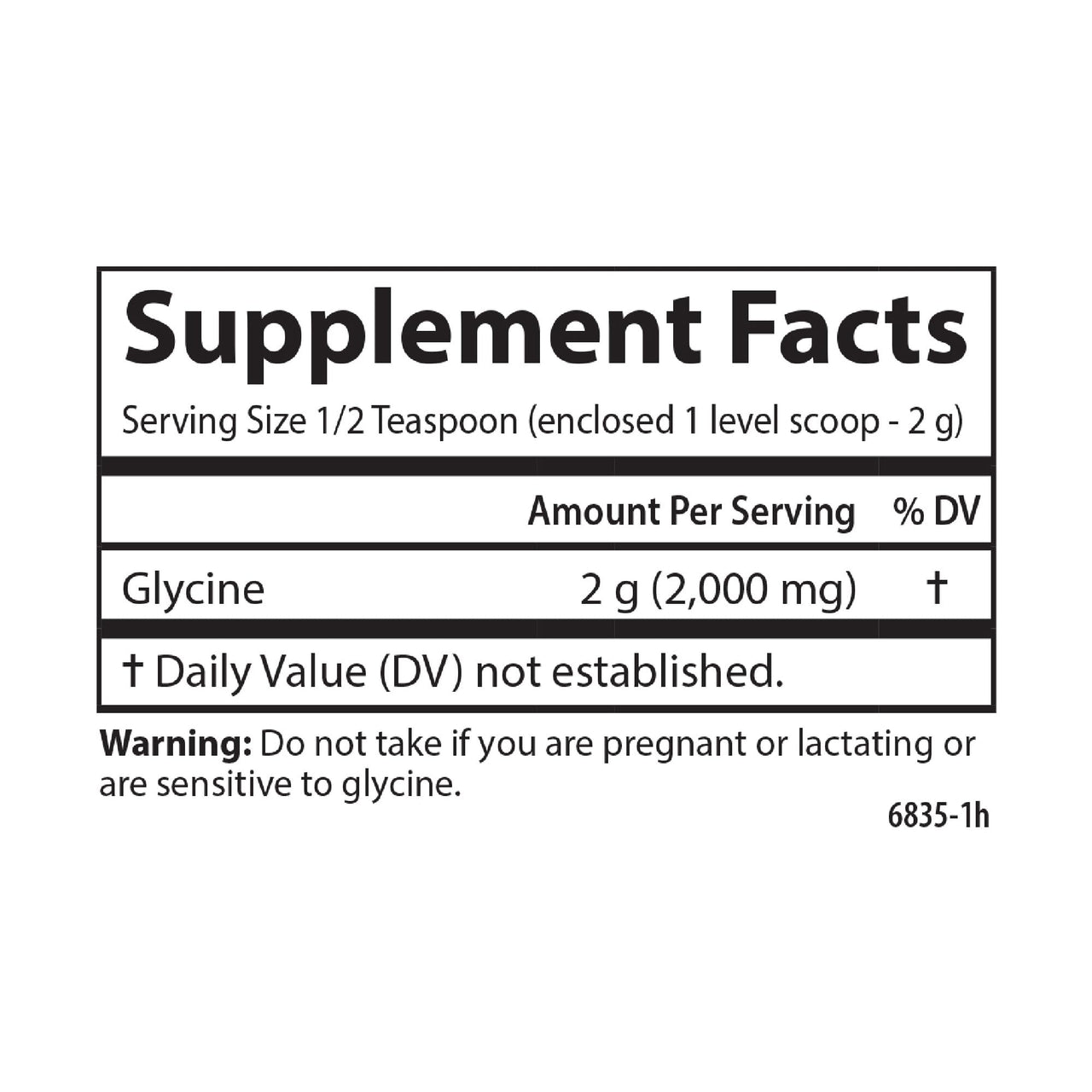 Carlson Glycine Powder 2000 mg, Amino Acid Supplement for Energy and Muscle Support, 3.53 oz (100 g)