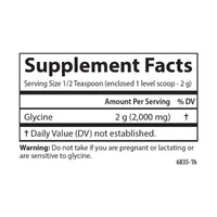 Thumbnail for Carlson Glycine Powder 2000 mg, Amino Acid Supplement for Energy and Muscle Support, 3.53 oz (100 g)