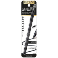 Thumbnail for L'Oreal Paris Makeup Infallible Pro-Last Pencil Eyeliner, Waterproof and Smudge-Resistant, Glides on Easily to Create any Look, Black Shimmer, 0.042 oz.