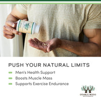 Thumbnail for Tongkat Ali Extract 200 to 1 for Men (Longjack) Eurycoma Longifolia, 1020mg per Serving, 120 Capsules - Men's Health Support with 20mg Tribulus Terrestris (Third Party Tested) by Double Wood