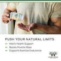 Thumbnail for Tongkat Ali Extract 200 to 1 for Men (Longjack) Eurycoma Longifolia, 1000mg per Serving, 120 Capsules - Men's Health Support with 20mg Tribulus Terrestris (Third Party Tested) by Double Wood