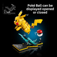 Thumbnail for LEGO Pokémon Pikachu and Poké Ball - Collectible Building Sets for Adults, Ages 18+ - Pokémon Figure for Display - Desk, Shelf or Office Decor - Gift for Men & Women - 72152